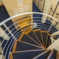 Nissan Institute - Stairs - (5 of 8) - Spiral stairs in library